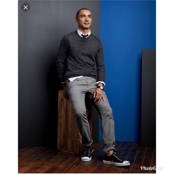 J. Crew Other - J.Crew Men’s Heathered Coal Sedona Sweater Medium